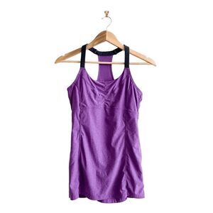 MPG Women's Purple Pullover Sleeveless Scoop Neck Active Tank Top Small